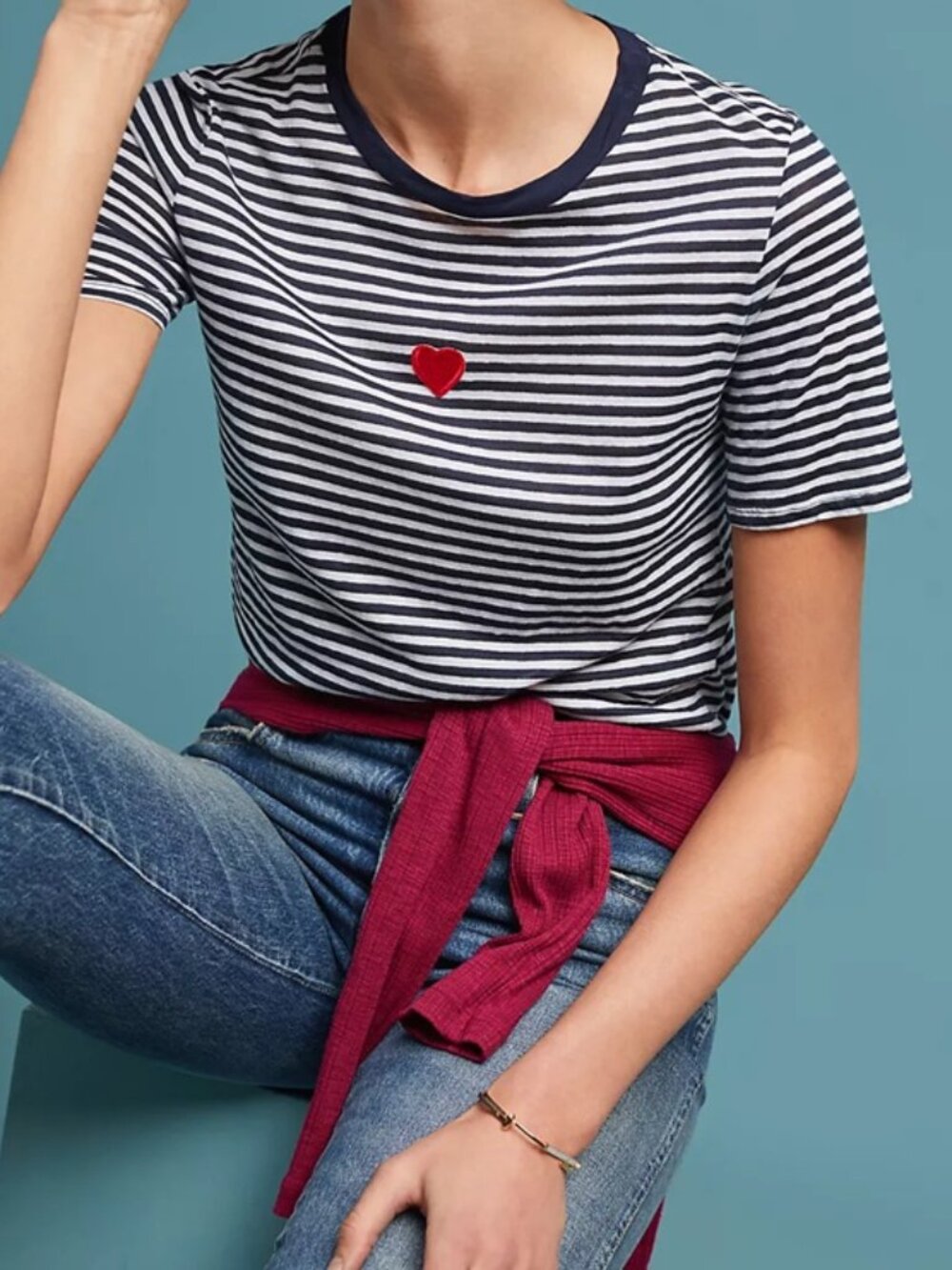 NWT Anthropologie Zuni Graphic tee Size L - Picture 3 of 4